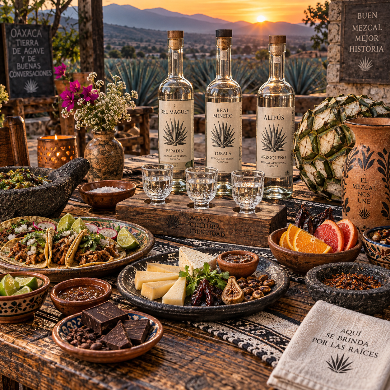 Maridaje con mezcal: qué alimentos combinan perfectamente
